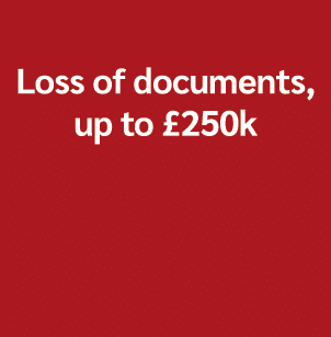 Loss of documents, up to £250k