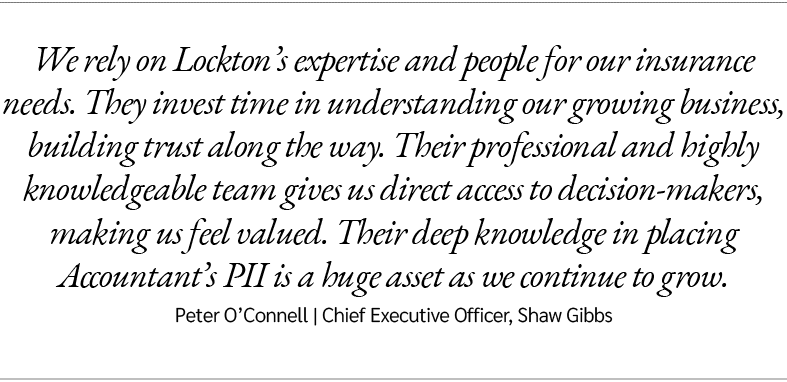 We rely on Lockton’s expertise and people for our insurance needs. They invest time in understanding our growing busi...